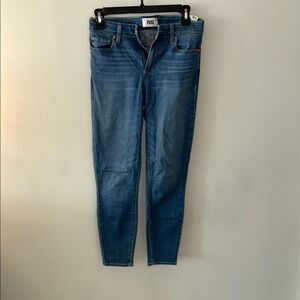 PAIGE Blue Skinny Jeans Medium Wash
